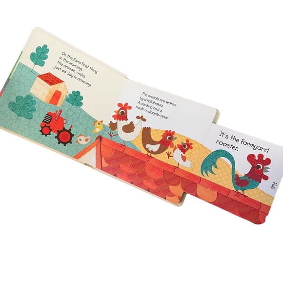 Children’s A Day on the Farm by Steph Hinton: A Pull the Tab Board Book 2014 - Picture 4 of 5